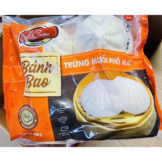 Bánh Bao Trứng Muối Phô Mai Lacusina 400g ( 4 cái )