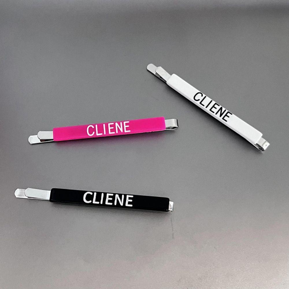 IVORY Kẹp Tóc In Chữ Phong Cách Retro Hàn Quốc Thanh Lịch Cho Nữ