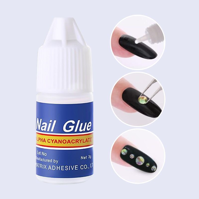 [Hàng mới về] Keo dán móng tay acrylic đính đá 3d nhanh khô