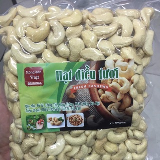 Hạt điều tươi - Hạt điều tươi rang muối