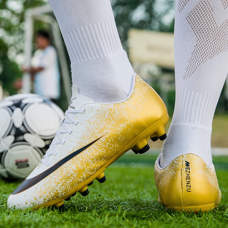 FG C Ronaldo Low-neck Soccer shoes Size:34-44 Giày bóng đá trẻ em Giày bóng đá người lớn Giày đá bóng đá banh
