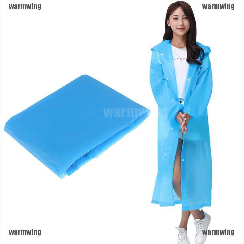 Áo Mưa Poncho Trong Suốt Có Nút Gài Tiện Dụng