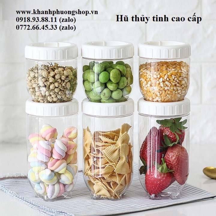 Hũ thủy tinh đựng gia vị - hủ thủy tinh đựng gia vị