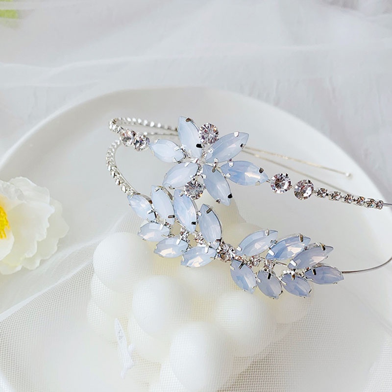 Cài tóc hợp kim đính đá hình hoa thời trang cho bé gái