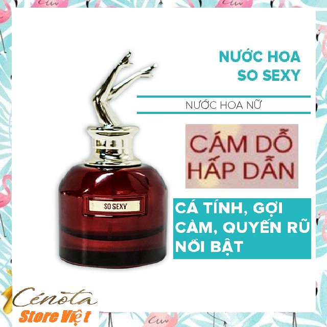 Nước hoa nữ Cénota So Sexy 60ml, nước hoa nữ lưu hương, quyến rũ | BigBuy360 - bigbuy360.vn