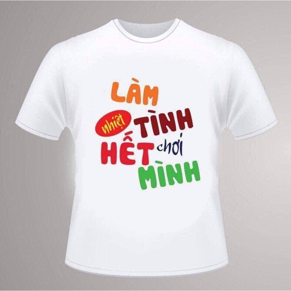 ÁO NHÓM làm nhiệt tình chơi hết mình