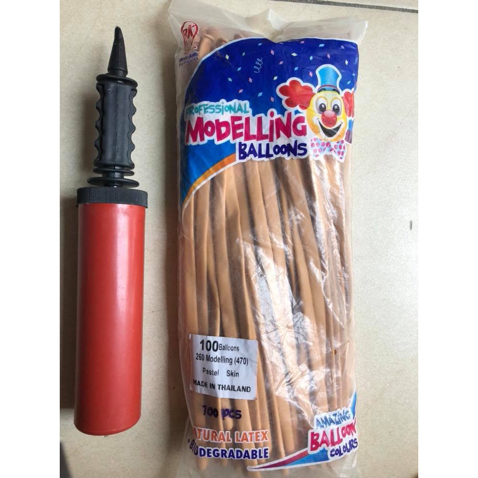 Bóng dài 260 tạo hình nghệ thuật  + Bơm tay