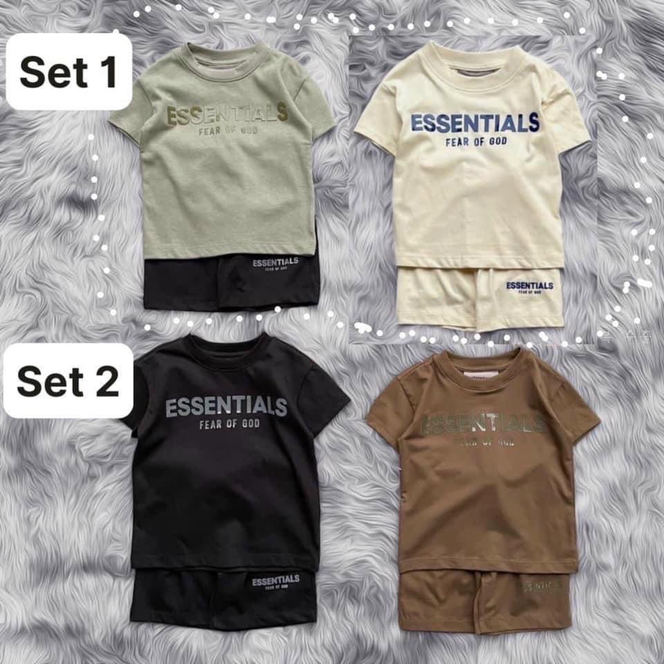 TRẢ ORDER - SET 2 BỘ ESSENTIALS CHO BÉ TRAI