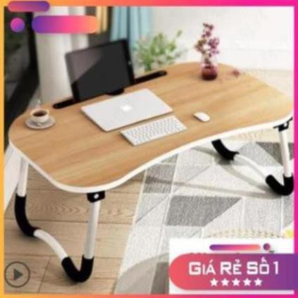 Bàn gỗ mini gấp gọn có khe để ipad ( hàng loại 1 ) | BigBuy360 - bigbuy360.vn