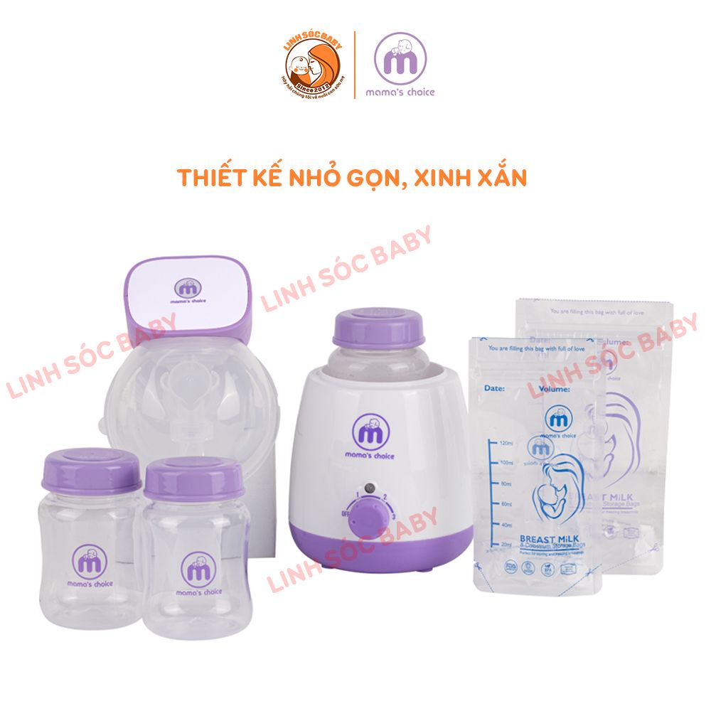 Máy hâm sữa đa năng Mama's Choice | Hâm sữa siêu tốc và nhỏ gọn cho mẹ hay di chuyển | BH chính hãng 12 tháng 1 đổi 1
