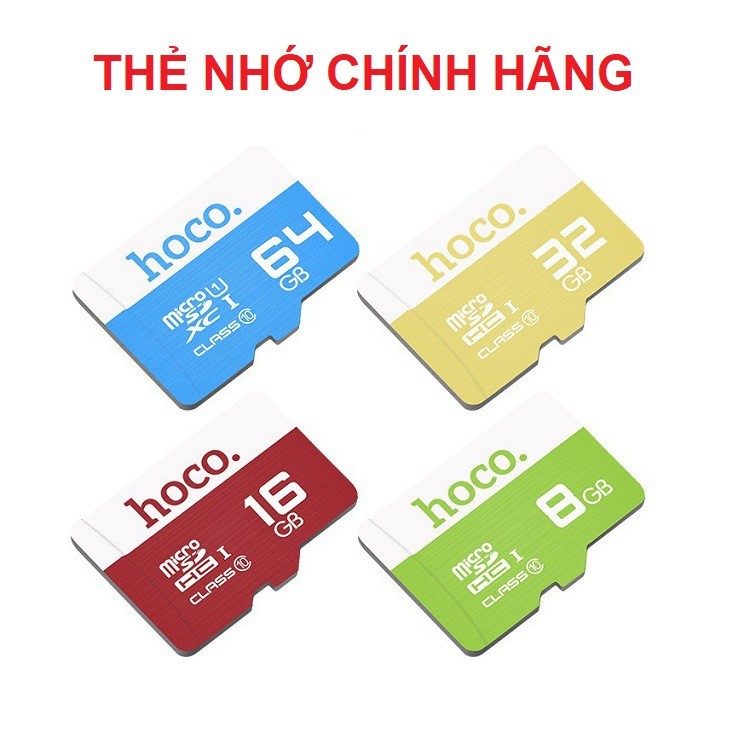 Thẻ Nhớ Micro SD Hoco, Class 10 Chính Hãng - bảo Hành 12 Tháng