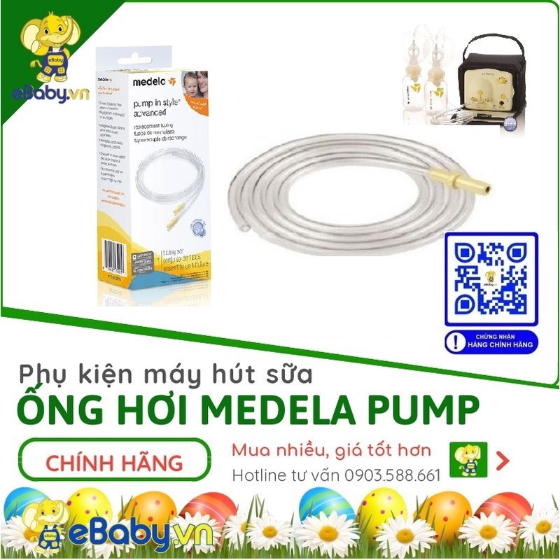 Dây Ống Hơi Máy Hút Sữa Medela Pump - Hàng Chính Hãng| Thay Thế - Dây Dẫn Khí Dùng Cho Máy Vắt Sữa Medela Pump