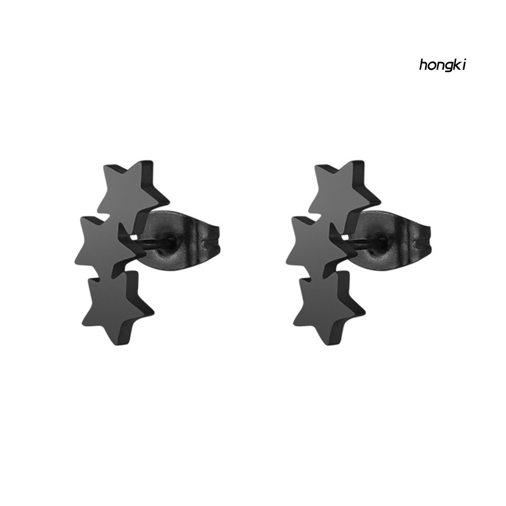 Bông Tai Hình Ngôi Sao Chất Liệu Thép Không Gỉ Thời Trang Cho Nữ