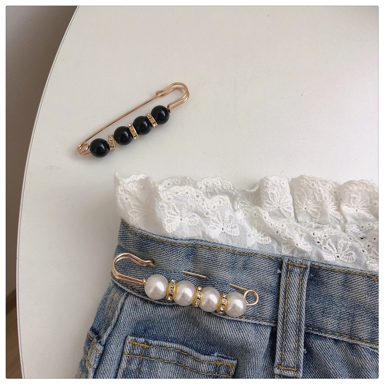 Ghim Cài Áo Đính Ngọc Trai Đa Năng Thời Trang Hàn Quốc Cho Nữ