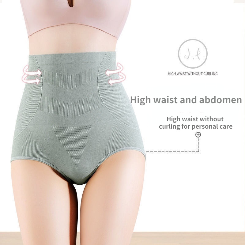 Quần Lót Lưng Cao Định Hình Eo Thoáng Khí Chống Vi Khuẩn Cho Nữ