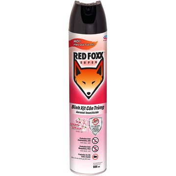 xịt mỗi red foxx 600ml