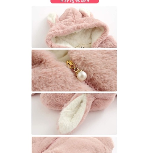 Áo khoác không tay lót nhung thời trang thu đông cho bé gái