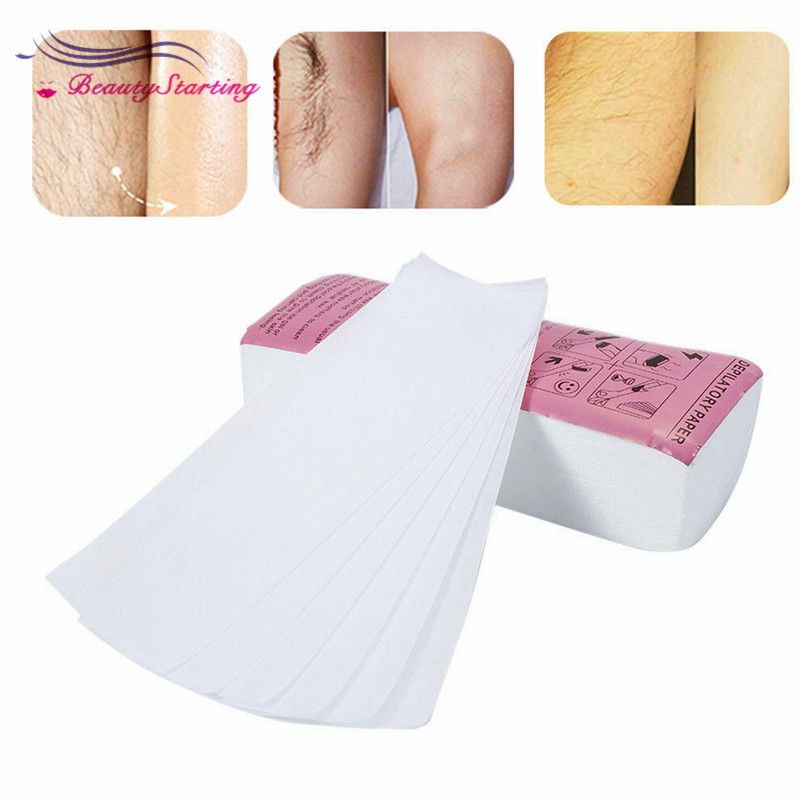 [Hàng mới về] Set 100 miếng giấy wax lông chuyên dụng tiện lợi | WebRaoVat - webraovat.net.vn