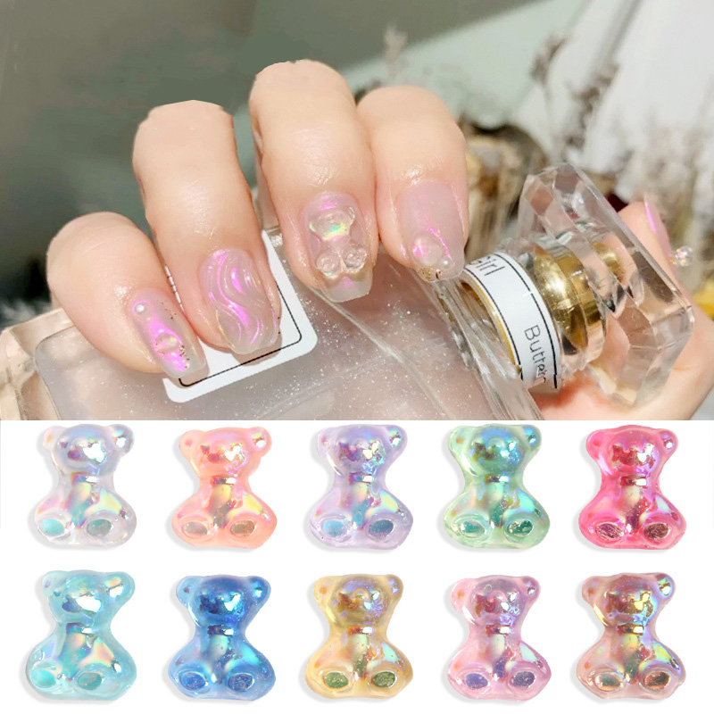 [Hàng mới về] Hộp hạt phụ kiện 3D trang trí móng tay