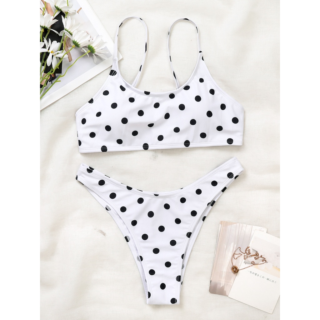 Bikini hai mảnh hoạ tiết chấm bi | BigBuy360 - bigbuy360.vn