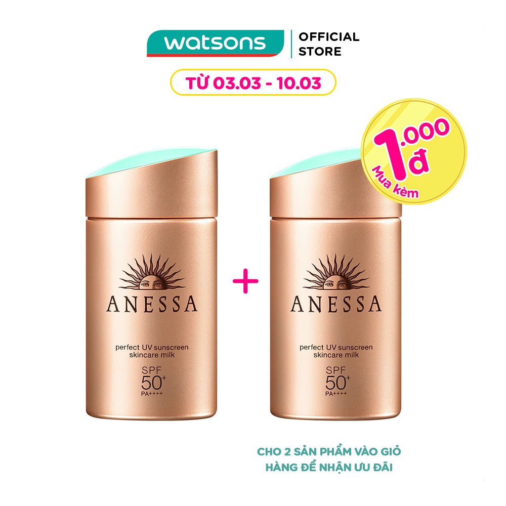  Sữa Chống Nắng Dưỡng Da Anessa Perfect UV SPF50+/PA++++ 60ml