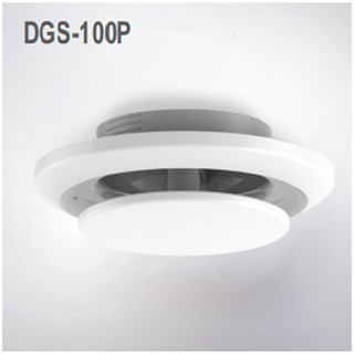 Miệng gió khuếch tán nhựa ABS Hàn Quốc D100 P, cửa gió âm trần nối ống, nan gió điện lạnh, cấp khí điều hòa SOHO