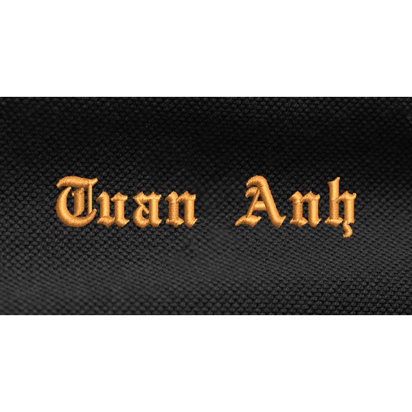 Thêu thêm 1 vị trí trên sản phẩm