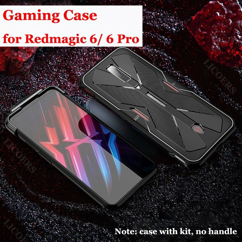 Ốp lưng Red Magic 6 / 6 Pro / 6s Pro / Magic 7 chống sốc tản nhiệt kiểu dáng Gaming cao cấp