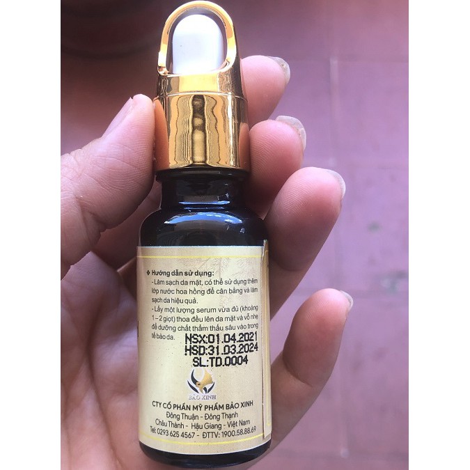 SERUM DƯỠNG TRẮNG TÁI TẠO DA BAN ĐÊM NGÂN ANH GIA TRUYỀN  20ml