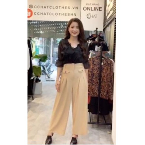 Quần cạp liền 2 nắp túi