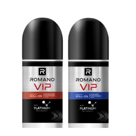 LĂN KHỬ MÙI CAO CẤP ROMANO VIP PLATINUM 50ML DÀNH CHO NAM- [HÀNG CHÍNH HÃNG]