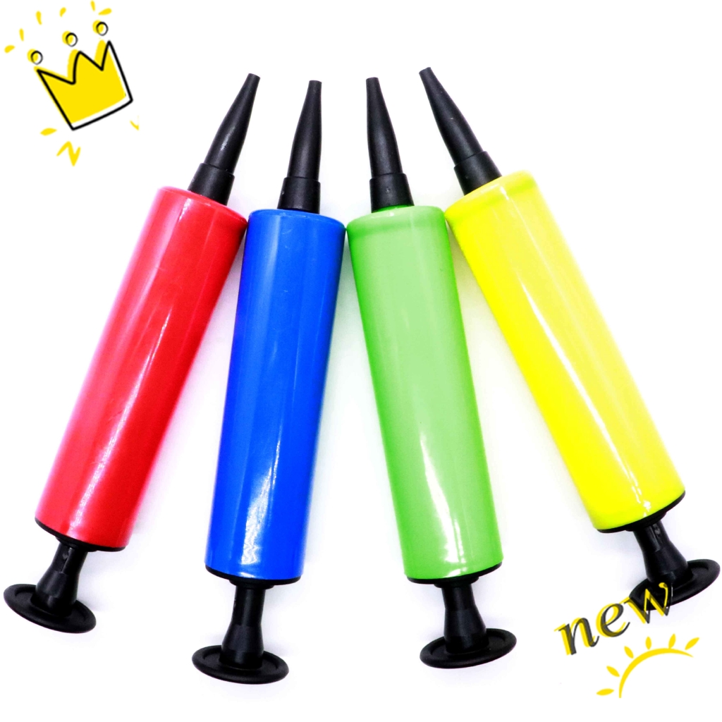 Dụng cụ bơm bong bóng cầm tay mini làm từ nhựa sử dụng tiện lợi