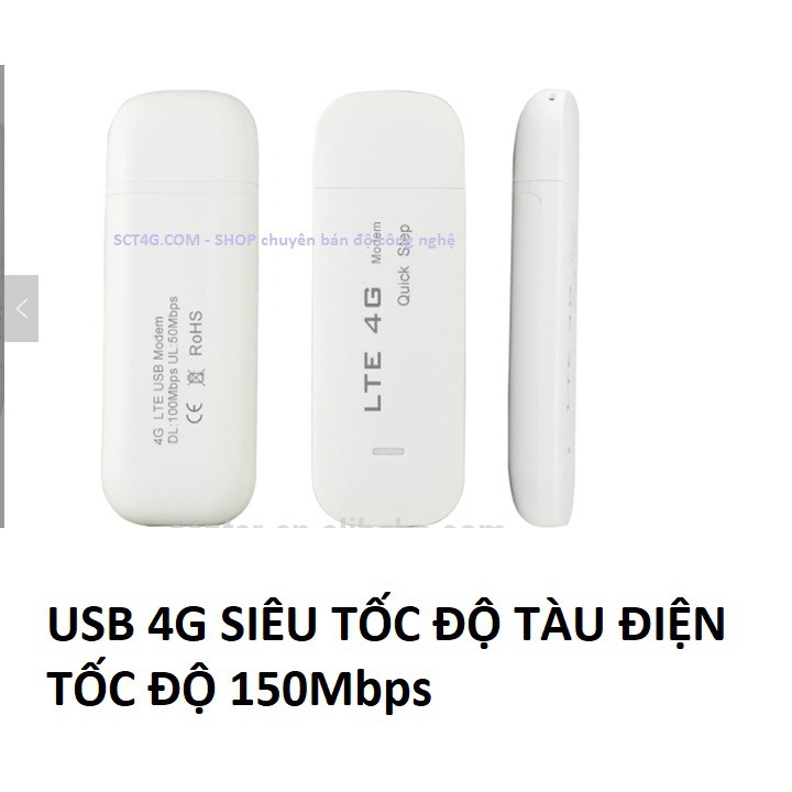 Thẻ mạng 4G LTE Dongle USB nhỏ phổ quát Modem WiFi 150Mbps tốc độ cao không dây