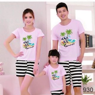 áo thun gia đình đi biển