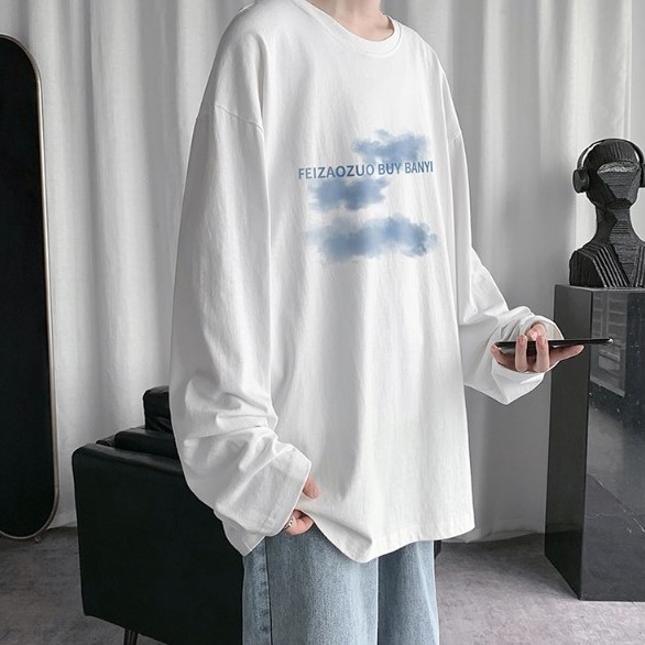 Áo thun dài tay kiểu dáng trang trí Hong Kong 2020 dành cho nam | BigBuy360 - bigbuy360.vn