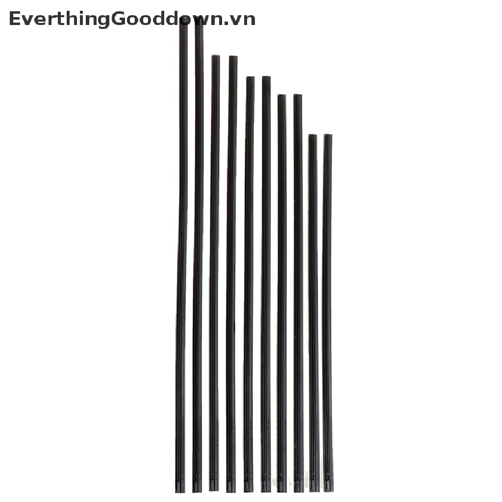 Set 2 Dải Cao Su Mềm 6mm 14-22 '' Bọc Cần Gạt Nước Kính Chắn Gió Xe Hơi