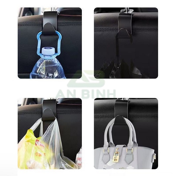 Móc Treo Đồ Đa Năng Gắn Sau Ghế Ô Tô, Móc Chữ S Treo Đồ Sau Ghế Xe Hơi, Chất Liệu Nhựa ABS Cao Cấp