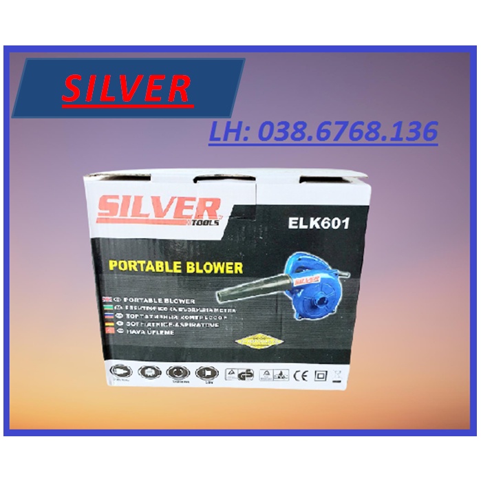 Máy thổi bụi, hút bụi cao cấp SILVER, may thoi bui cam tay, mini, công suất 500w - TBX