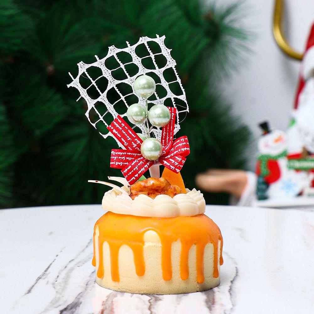 KUNHEV Hoa Mẫu Đơn Trang Trí Bánh Kem Giáng Sinh