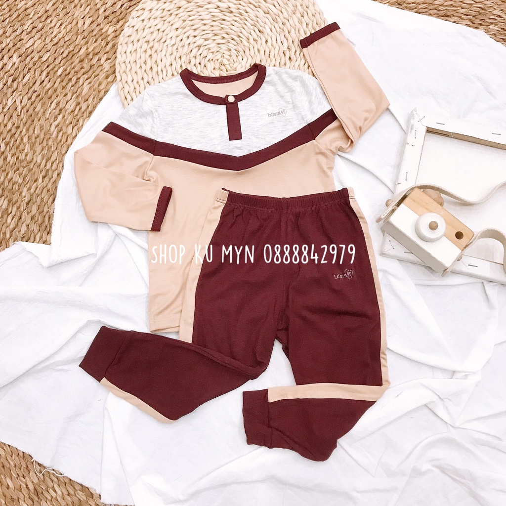 Bộ dài tay chui đầu vải pettit cao cấp Bon99 cho bé hàng chinh hãng