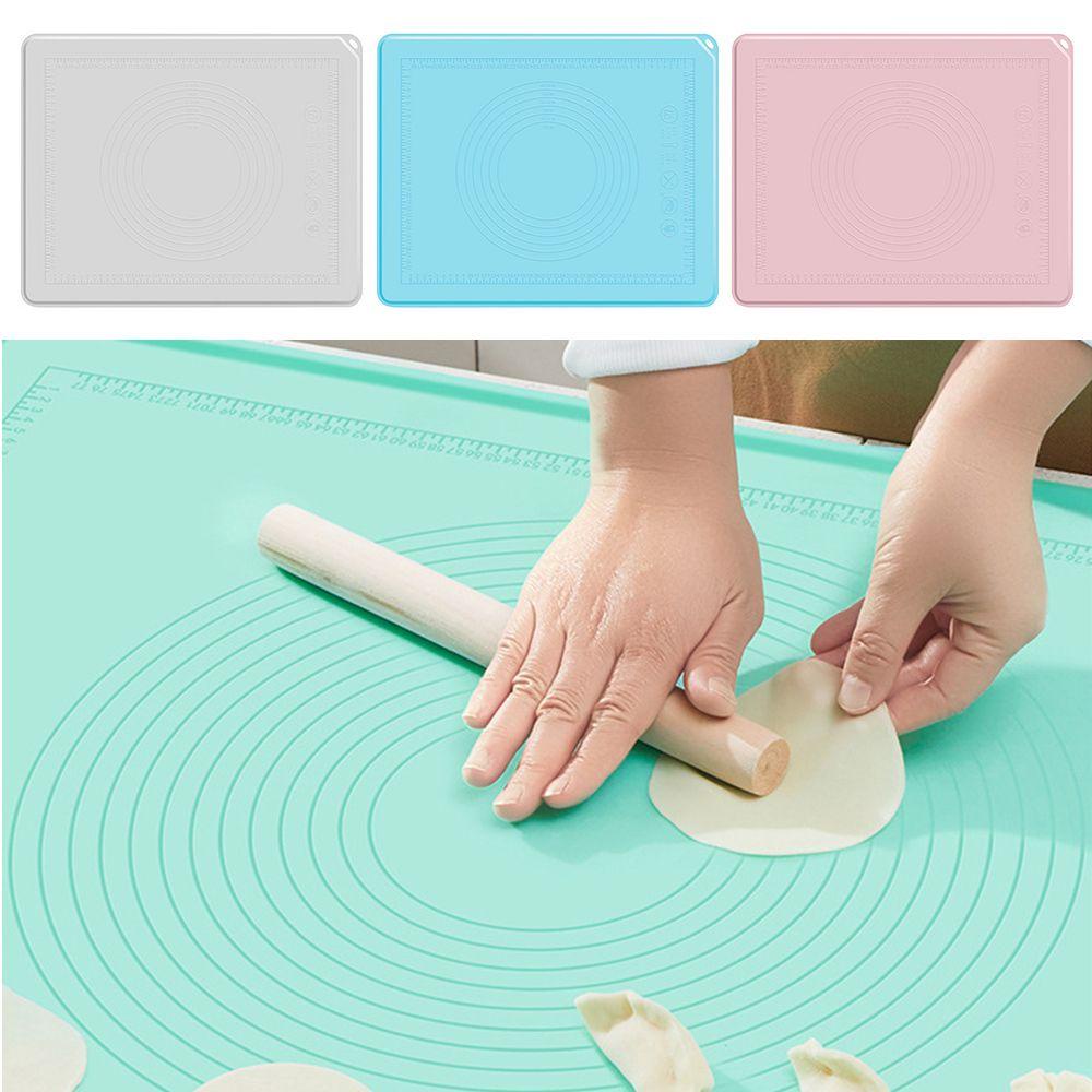 LONTIME Thảm Làm Bánh Macaron Bằng Silicone Chống Dính Kèm Thước Đo