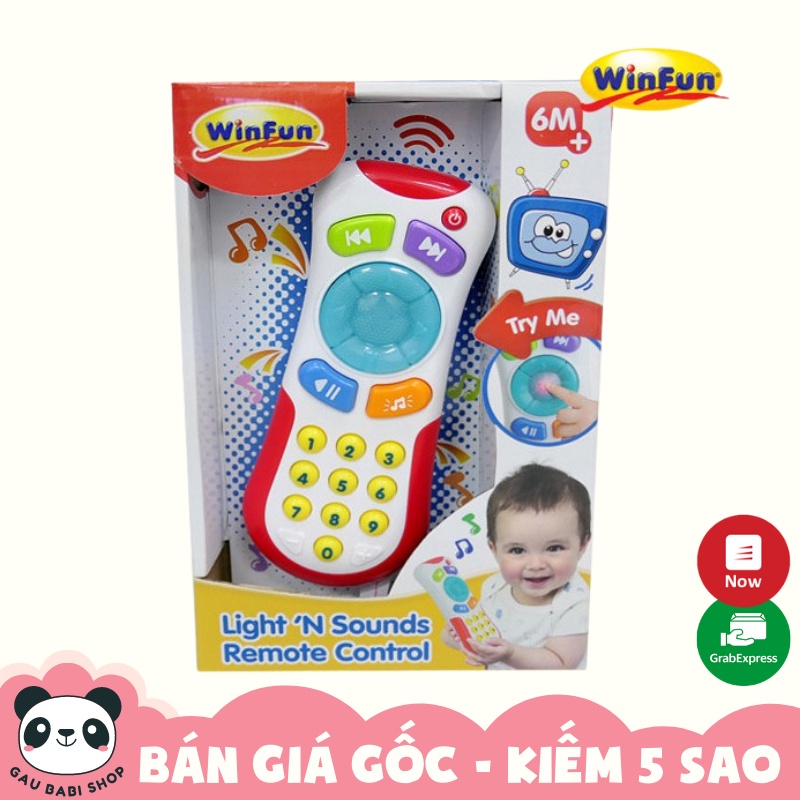 FREE SHIP !!! Điều khiển từ xa có đèn nhạc vui nhộn Winfun 0723