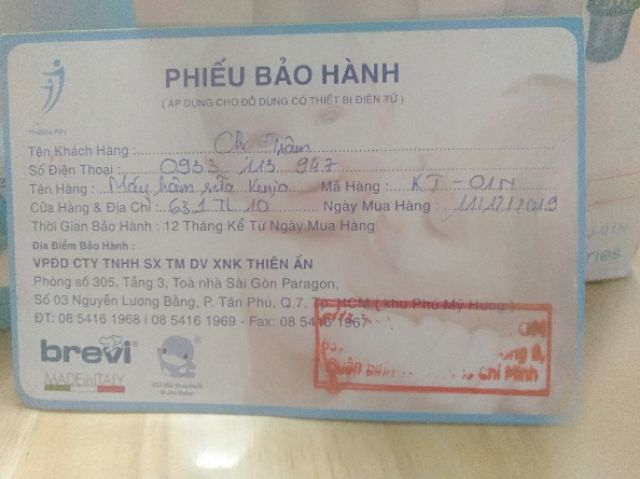 Thanh lý máy hâm sữa mới 98%