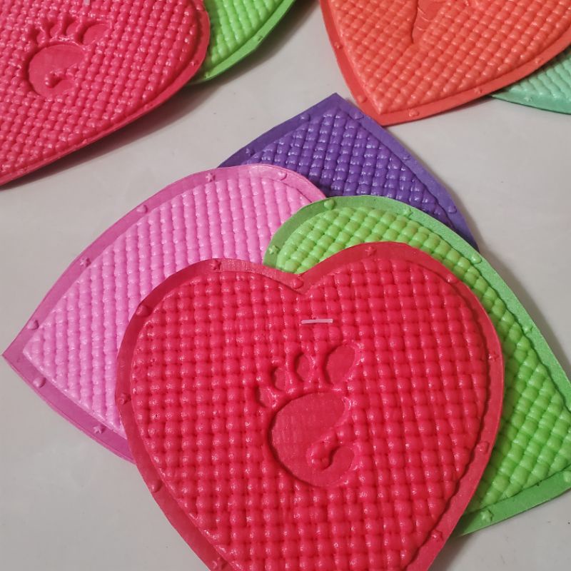 Combo 12 lót ly tim dập hình trái cây