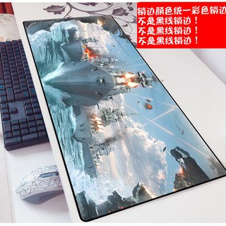 Miếng Lót Chuột Máy Tính Cỡ Lớn 70x30 3mm Hình Tàu Chiến