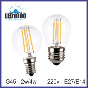 [Giá Sốc] Compo 10 Bóng Đèn Led Edison G45 4w Vintage giả sợi đốt - Bóng đèn led trang trí