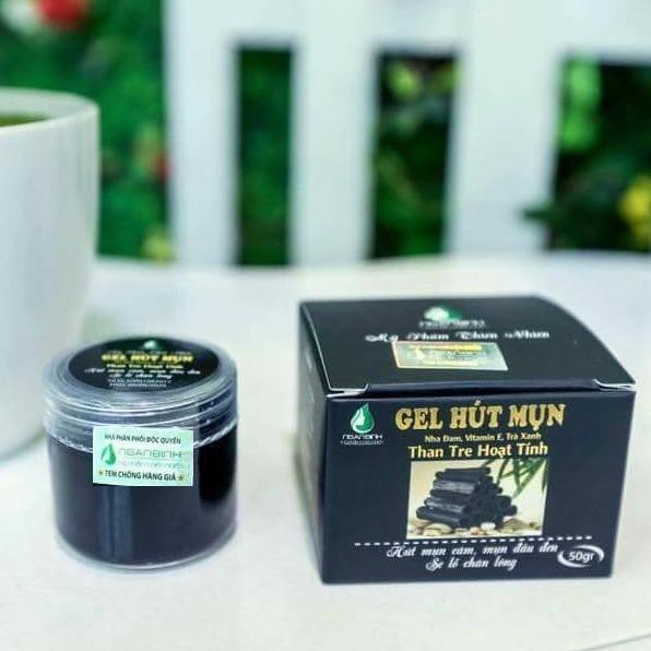 Gel lột mụn than tre hoạt tính Ngân Bình 50g BA1 1