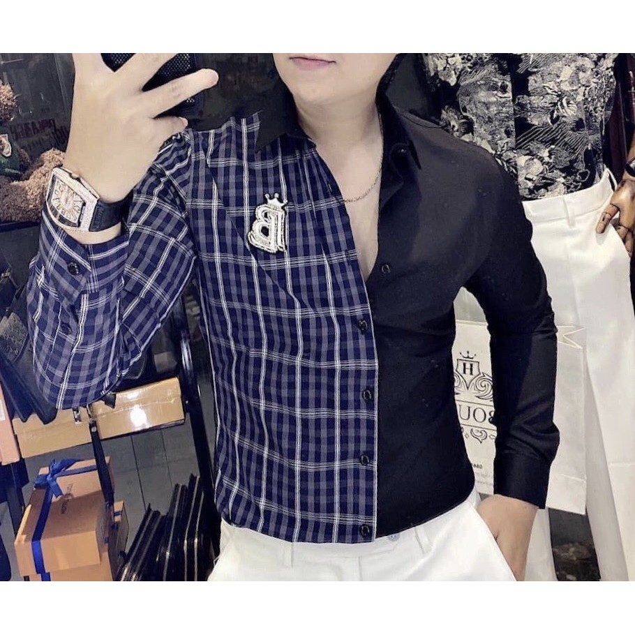 Áo sơ mi nam công sở, dạo phố chất vải mềm mịn chống xù | BigBuy360 - bigbuy360.vn