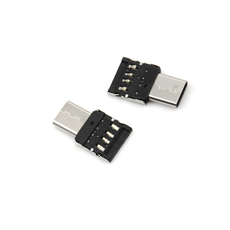 Set 2 Đầu Chuyển Đổi USB 3.1 Type C Đực Sang USB Cái OTG Dành Cho Máy Tính Bảng