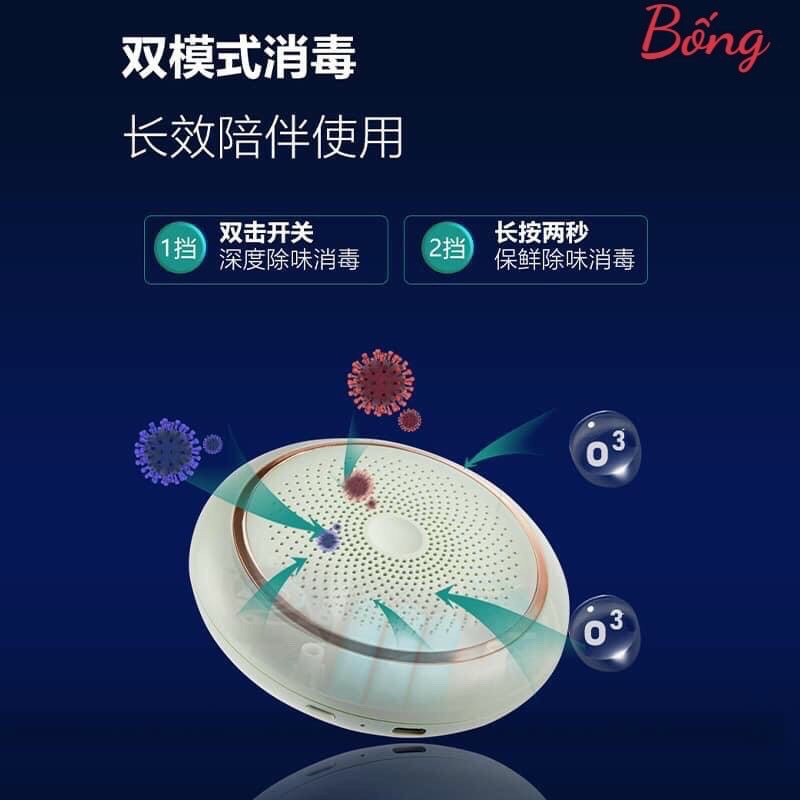 Máy Lọc Không Khí Khử Mùi Khử Khuẩn Ô tô, Tủ Lạnh, Tủ Giày Chuồng Nuôi Thú Cưng, Máy Khử Mùi Mini Đa Năng Nhật Bản .bong